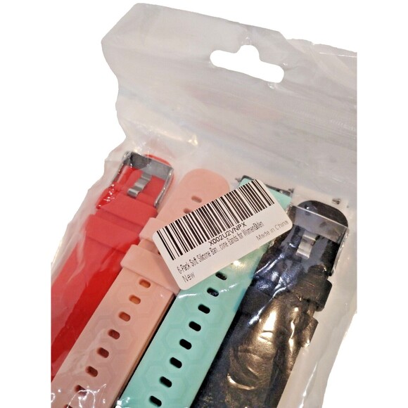 6 x Silicone Rubber Watch Wristband Bundle 18MM NEW - Picture 2 of 5